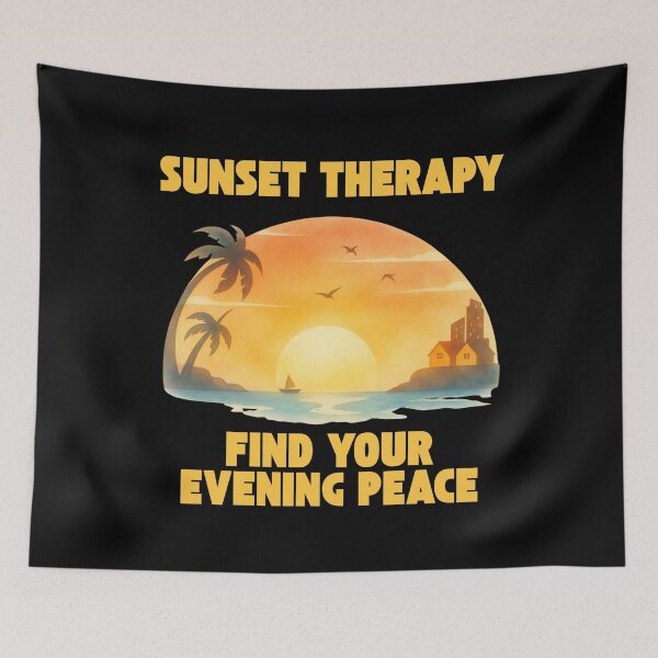 Item preview, Sunset Therapy - Find Your Evening Peace designed and sold by WildArtStudioPL.