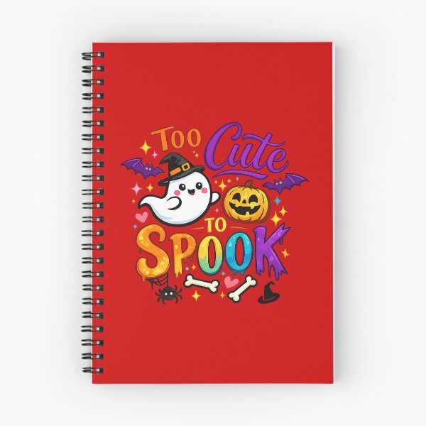 Item preview, Too Cute To Spook – Kawaii Halloween Ghost & Pumpkin designed and sold by DesignHouse07.
