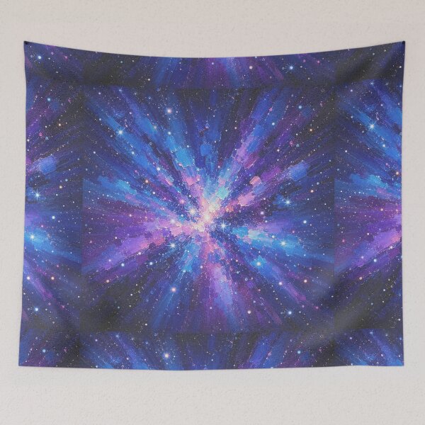 Item preview, Celestial Burst | Abstract Cosmic Galaxy Painting designed and sold by TeyArtWork.