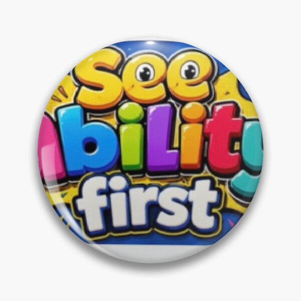 Item preview, See Ability First - Inspirational Inclusion Quote designed and sold by Shadrach Roo.