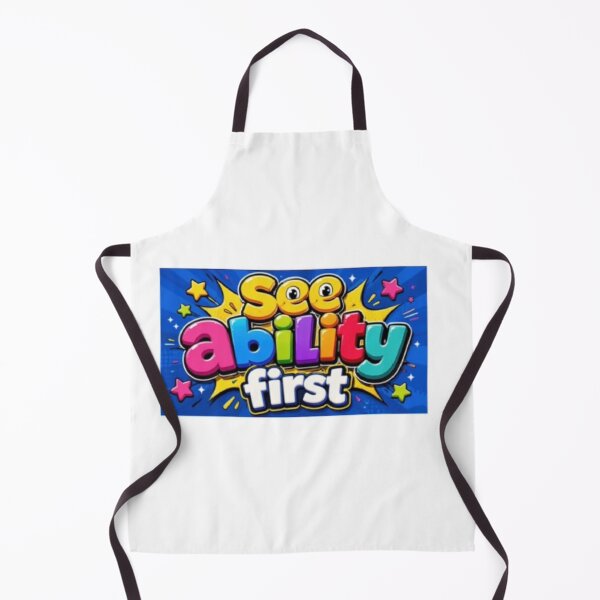 Item preview, See Ability First - Inspirational Inclusion Quote designed and sold by Shadrach Roo.