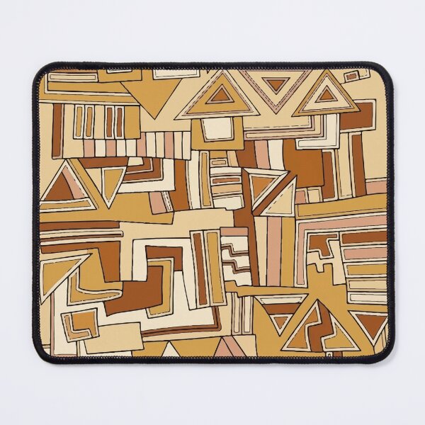 Item preview, Desert Echoes: Hand-Drawn Geometric Golden Abstraction designed and sold by Alimehab.