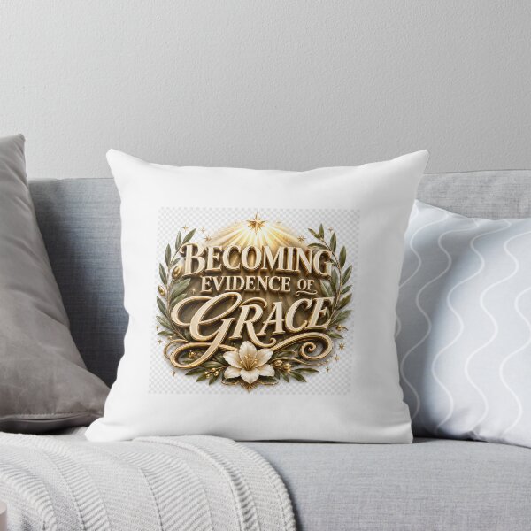Item preview, Becoming Evidence of Grace – Elegant Faith-Inspired Typography designed and sold by TaiwoDesigns.
