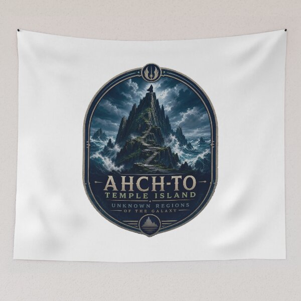 Item preview,  Ahch-To - Temple Island  designed and sold by FrontierCosmic.