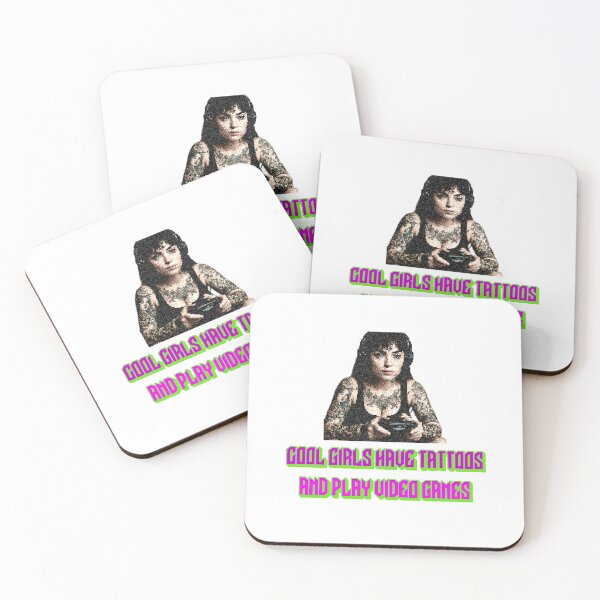 Item preview, Tattooed Girl Gamer T-shirt designed and sold by FreakNRetro.