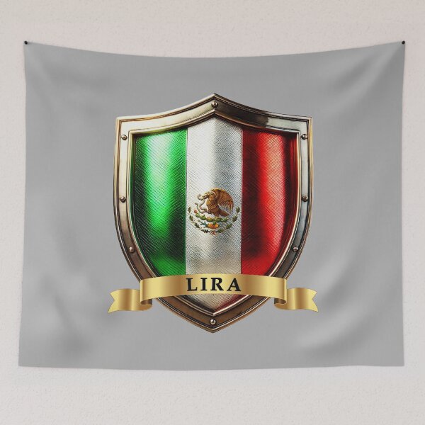 Item preview, Lira Mexican Heritage Crest Shield designed and sold by Highlandkings.