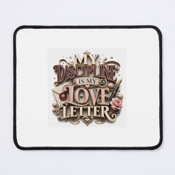 Item preview, My Discipline Is My Love Letter – Elegant Self-Respect Typography designed and sold by TaiwoDesigns.