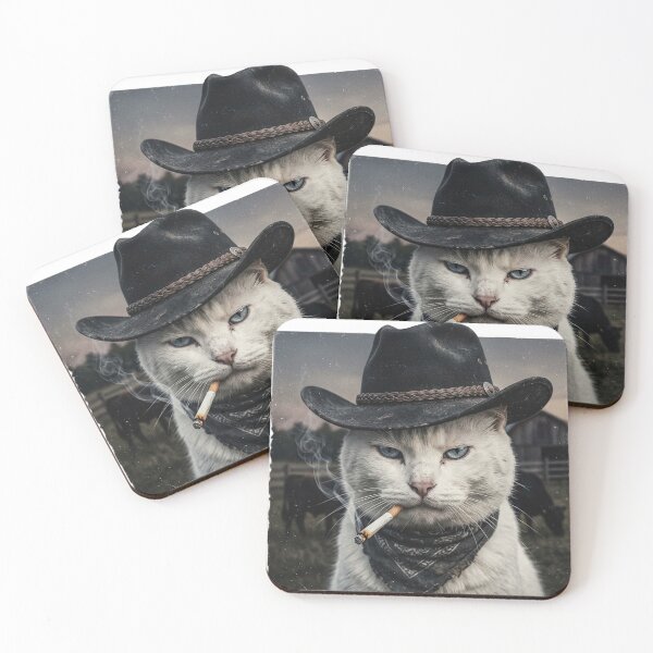 Item preview, Funny Cowboy Cat T-shirt, Meme Shirts, Cats Lover Gift, Gag Gifts, Comfort Colors, Unisex Graphic Tee, Ironic Tshirts, Weird Tees designed and sold by Simo-Designs.