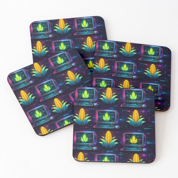 Item preview, Cyberpunk Corn – The Internet Is Full of Corn designed and sold by SachaMuru.