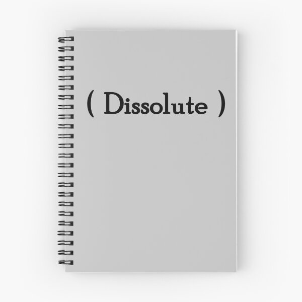 Item preview, Iconic Label - "Dissolute" Black Lettering designed and sold by cousinbessie.