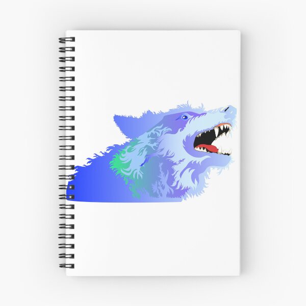 Item preview, Blue Wolf Head Vector Art designed and sold by Ayman Studio.