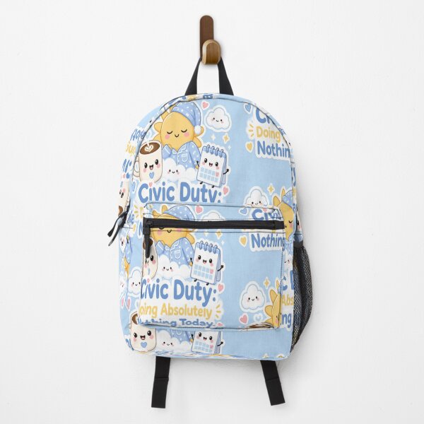 Item preview, Civic Duty Doing Absolutely Nothing Today Cute Kawaii Long Weekend Funny Canadian Holiday designed and sold by InspiredCreatives.