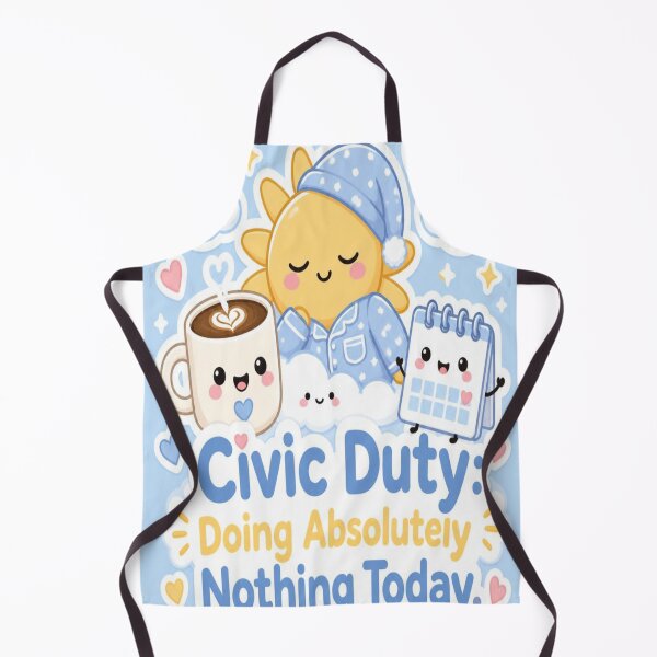 Item preview, Civic Duty Doing Absolutely Nothing Today Cute Kawaii Long Weekend Funny Canadian Holiday designed and sold by InspiredCreatives.