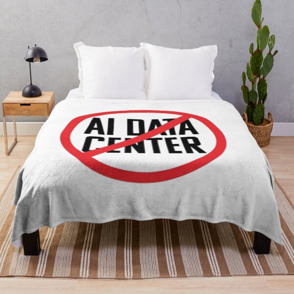 Item preview, NO AI Data Centers designed and sold by Fractal-Wizard.