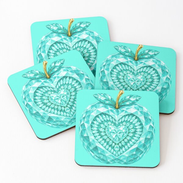 Item preview, Dazzling in Aqua Emerald designed and sold by wordspixies.