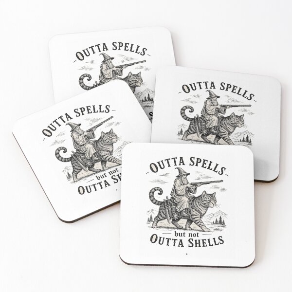 Item preview, Wizard Outta Spells But Not Outta Shells designed and sold by Mystic & Celestial Art.