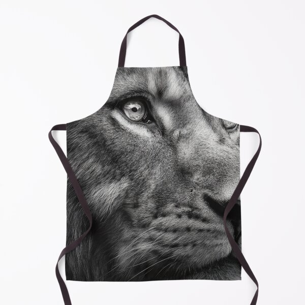 Item preview, Macrophotography black and white closeup lion designed and sold by dcrc.