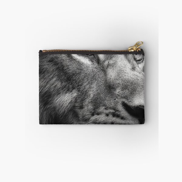 Item preview, Macrophotography black and white closeup lion designed and sold by dcrc.