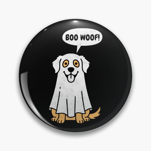 Item preview, Golden Retriever Boo Woof - Funny Halloween Dog Gift designed and sold by clickbongski.
