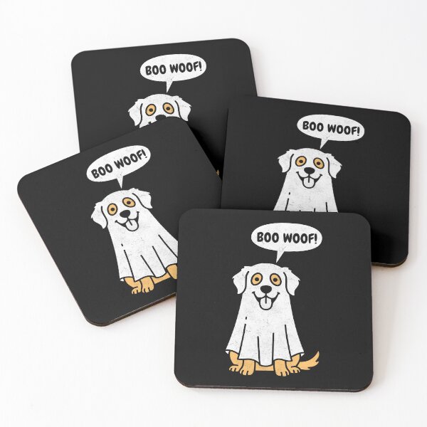 Item preview, Golden Retriever Boo Woof - Funny Halloween Dog Gift designed and sold by clickbongski.