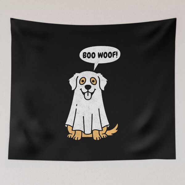 Item preview, Golden Retriever Boo Woof - Funny Halloween Dog Gift designed and sold by clickbongski.