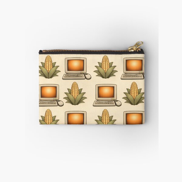 Item preview, The Internet Is Full of Corn – Retro Computer Pattern designed and sold by SachaMuru.