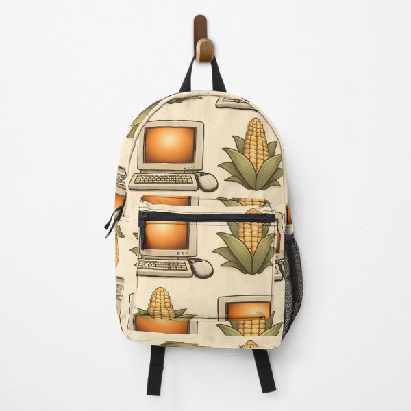 Item preview, The Internet Is Full of Corn – Retro Computer Pattern designed and sold by SachaMuru.