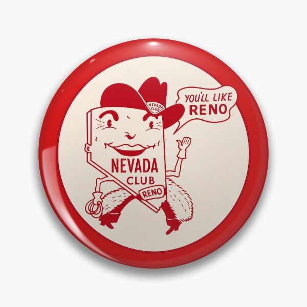 Item preview, The Nevada Club Reno - Vintage Travel Casino Souvenir designed and sold by darklordpug.