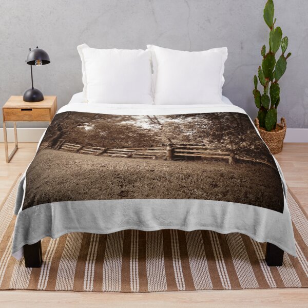 Item preview, Old Rustic Cattle Fence Australia Wall Art designed and sold by pcole123.