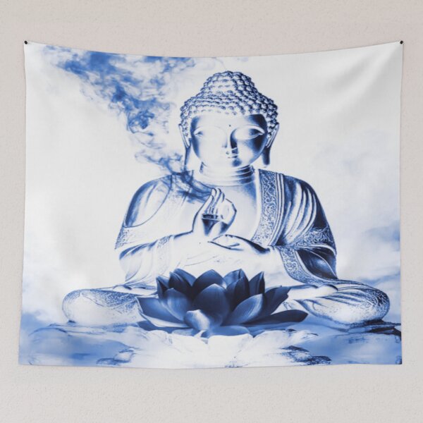 Item preview, CYANOTYPE BUDDHA designed and sold by BOLLA67.