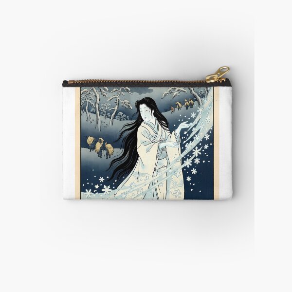 Item preview, Traditional Ukiyo-e Yuki-onna Snow Woman with Mount Fuji designed and sold by TokyoUkiyoHouse.