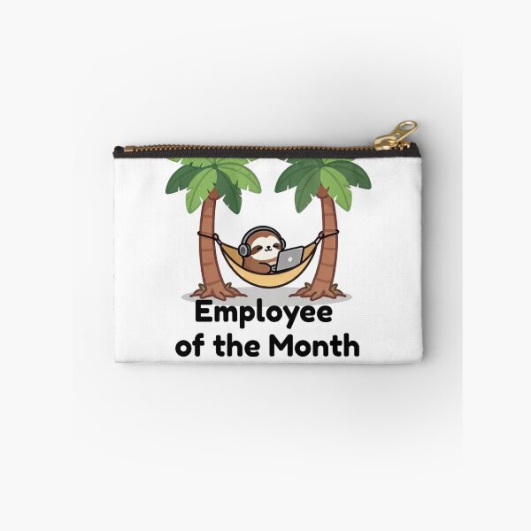 Item preview, Employee Of The Month Sloth Funny Remote Work designed and sold by Slow Shop.