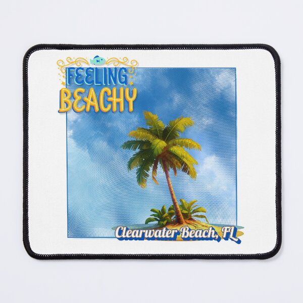 Item preview, Feeling Beachy - Clearwater Beach FL Retro Palm Tree Design designed and sold by DonnaRaine.