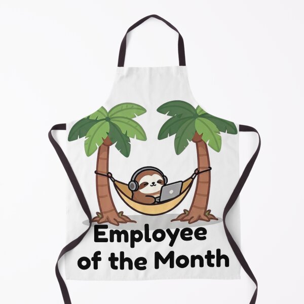 Item preview, Employee Of The Month Sloth Funny Remote Work designed and sold by Slow Shop.