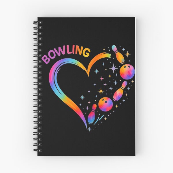 Artikelvorschau, Bowling Herz Bunt entworfen und verkauft von goombi-creative.