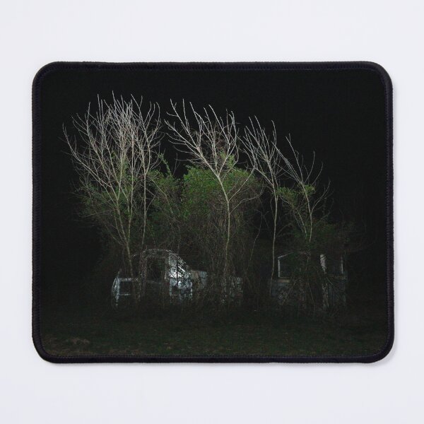Item preview, Abandoned Greenhouse Tunnel at Night designed and sold by OHPhotography.