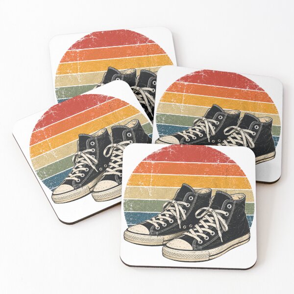 Item preview, Vintage High-Top Sneakers Retro Nostalgia T-Shirt designed and sold by Danny's Tees.
