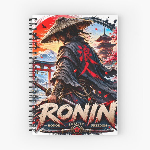 Item preview, Ronin Honor Loyalty Freedom Japanese Samurai T-Shirt designed and sold by Bizon2910.