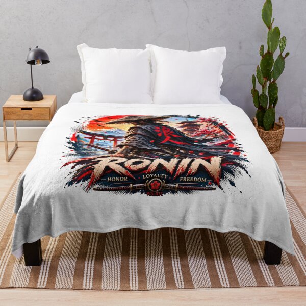 Item preview, Ronin Honor Loyalty Freedom Japanese Samurai T-Shirt designed and sold by Bizon2910.
