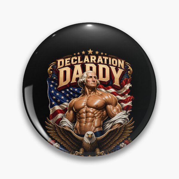 Item preview, Declaration Daddy George Washington Funny 4th Of July Gear designed and sold by DynamicDesign.