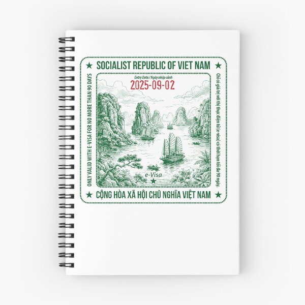 Item preview, Passport Stamp - Vietnam designed and sold by travelwitheric.