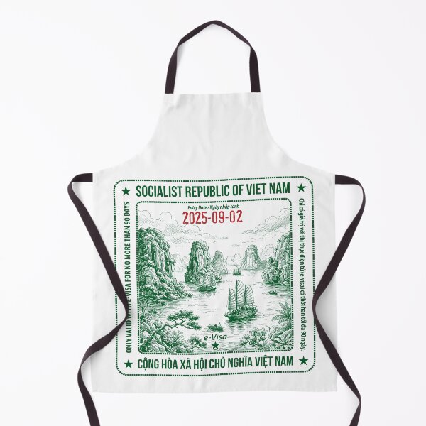 Item preview, Passport Stamp - Vietnam designed and sold by travelwitheric.