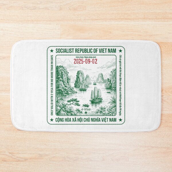 Item preview, Passport Stamp - Vietnam designed and sold by travelwitheric.