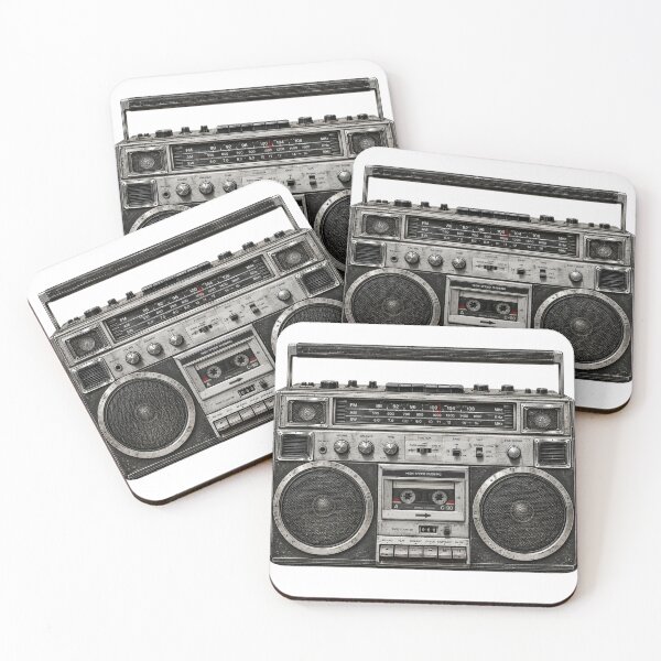 Item preview, Vintage Boombox Retro 80s Music Nostalgia T-Shirt designed and sold by Danny's Tees.