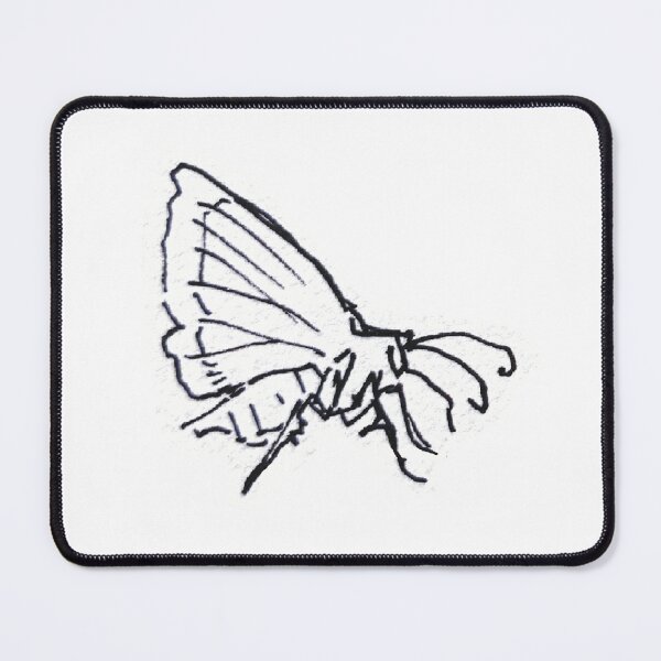 Item preview, Closed Wing Four Lined Cream Moth- Loose Sketch Style designed and sold by YGA Studio.