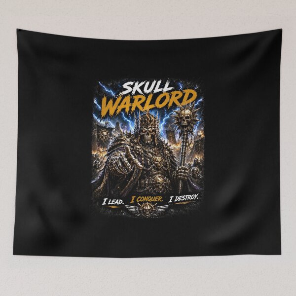 Item preview, Skull Warlord Dark Fantasy King T-Shirt designed and sold by Bizon2910.