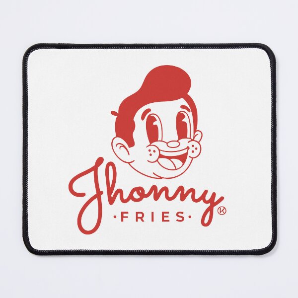Item preview, Johnny Fries Retro Cartoon Mascot Logo designed and sold by genvn.