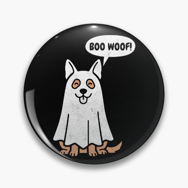 Item preview, German Shepherd Boo Woof -  Funny Halloween Dog Gift designed and sold by clickbongski.