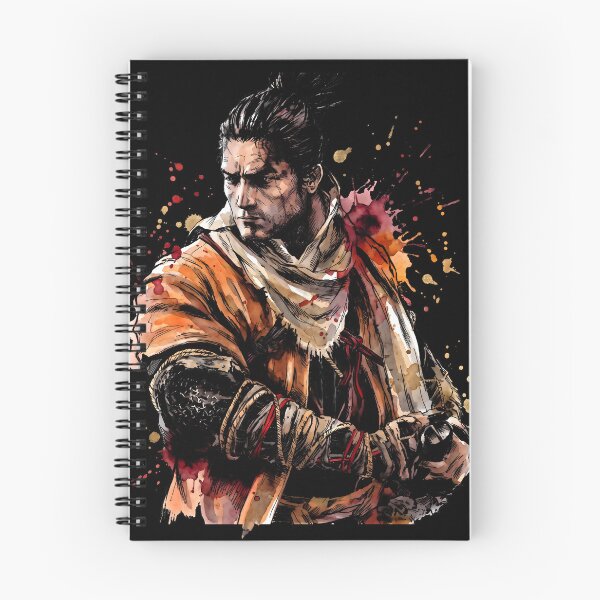 Item preview, Wolf Sekiro Ink Gaming Graphic Tee designed and sold by Senpaiwaves.