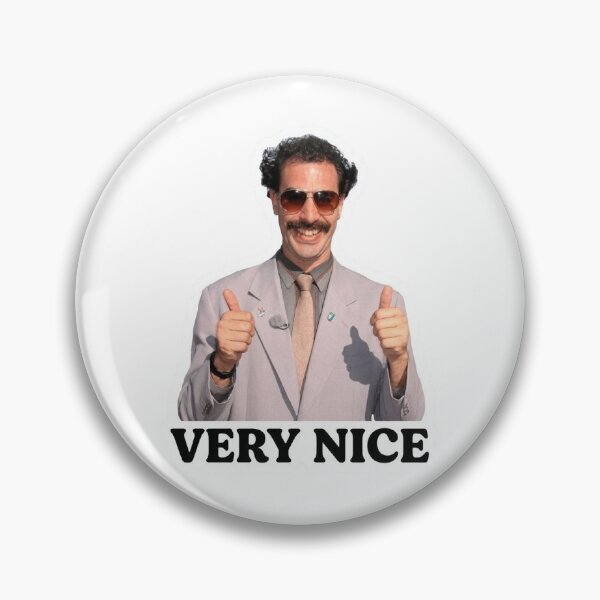 Item preview, Borat Very Nice Thumbs Up designed and sold by Poppy's Designs.